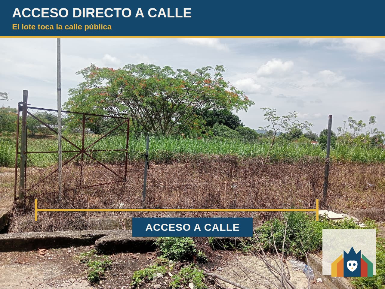 Acceso por calle Acceso por calle